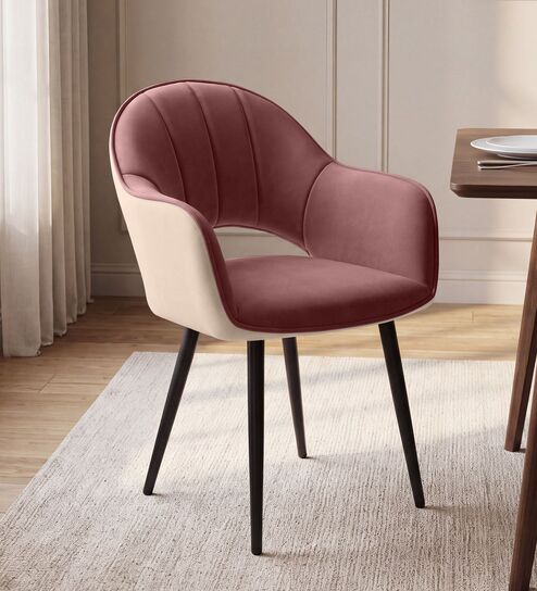 Lunara Premium Armchair In Pink Colour