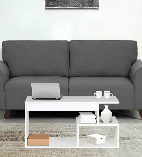 Lupa Coffee Table In White Colour