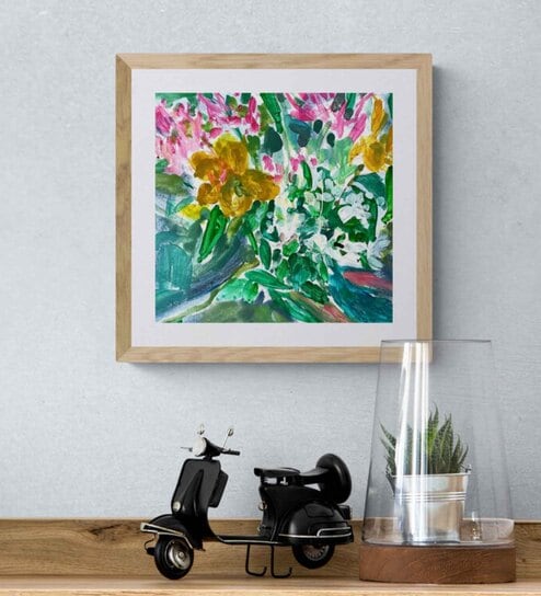 Lush Handmade Acrylic Paint On Canvas Unframed