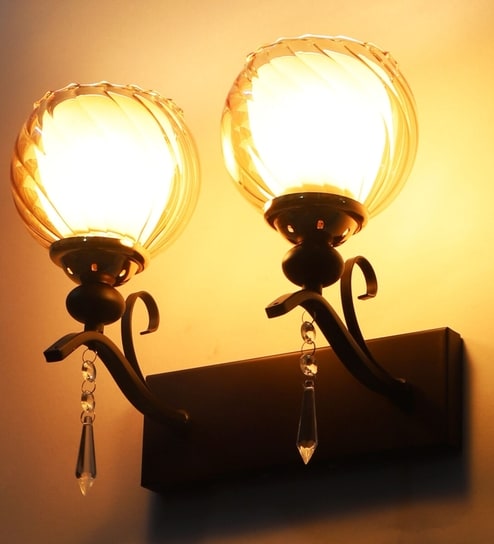 Luxe Dark & Brown Mild Steel Wall Light