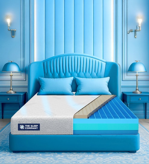 Luxe Pro SnowTec Smart 10 Inch Latex Queen Size Mattress With Grid Layer