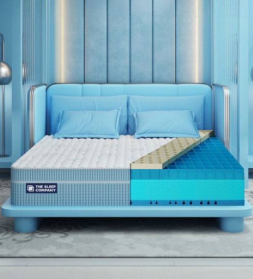 Luxe Royale SmartGrid 10 Inch Foam & Latex Queen Size Mattress With Grid Layer