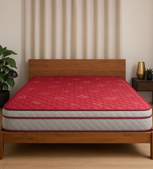 LUXURINO Pillow Top with ISPT Tech. 8 Inches Bonnell Spring Single Size Mttress