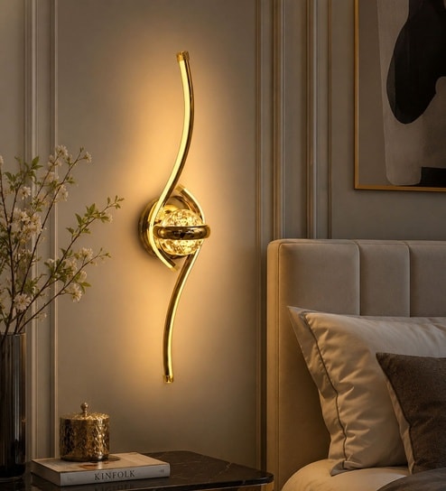 Luxury Gold LED Wall Light