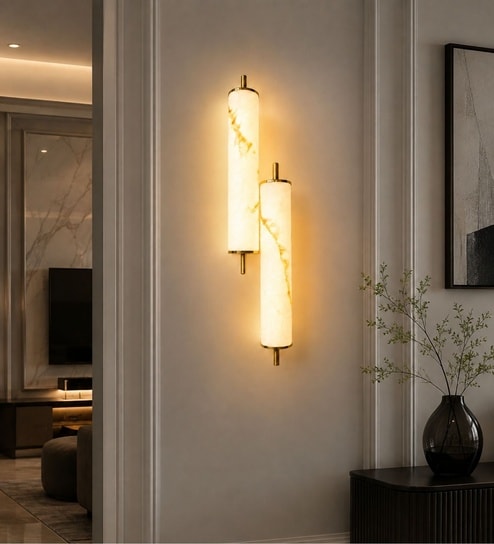 Luxury Marble Glow Wall Sconce