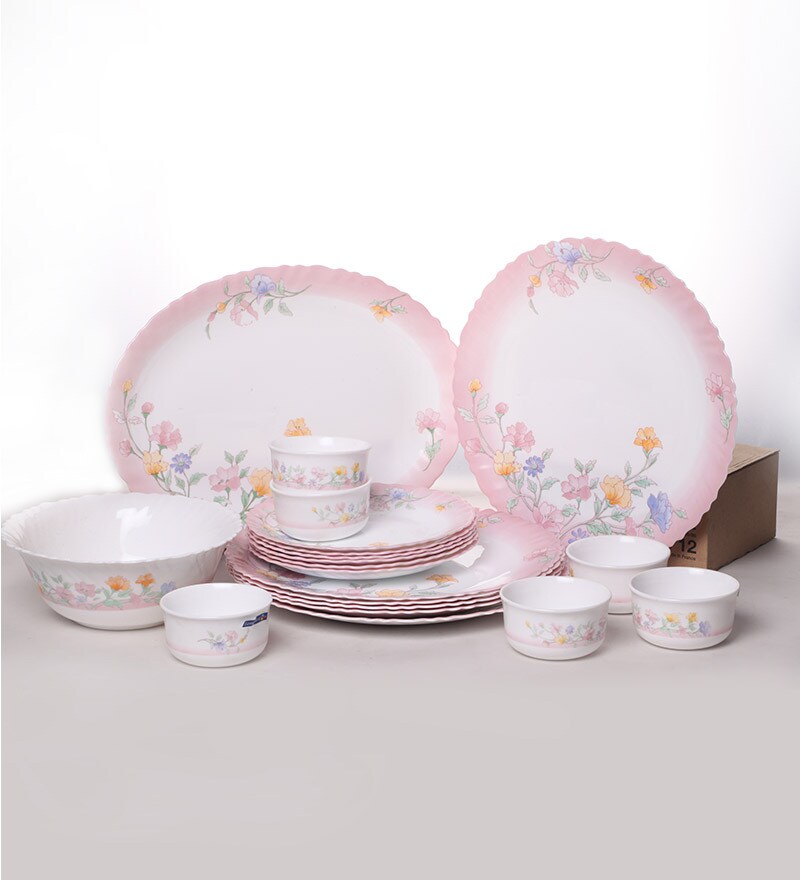 Buy Luminarc Feston Elise 20 Pc Dinner Set Online Glass And Opalware Dinner Sets Homeware 3870