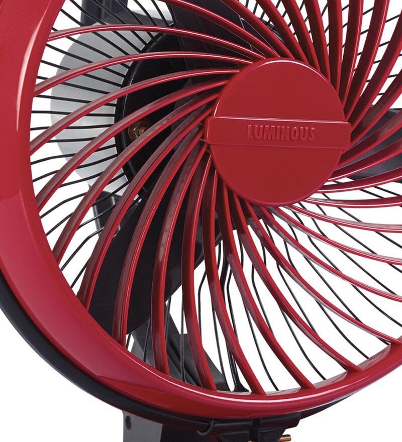 Buy Luminous Buddy Red 230 mm Table Fan 