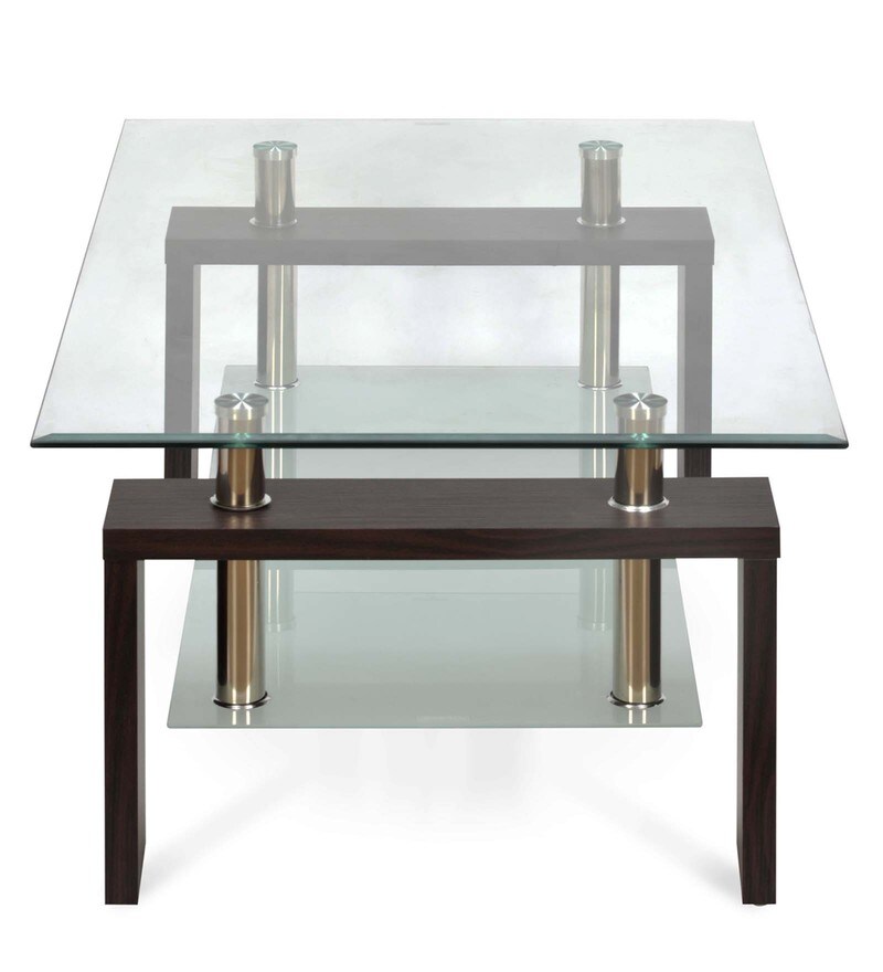 Buy Luna New Coffee Table in Wenge Colour By Nilkamal Online