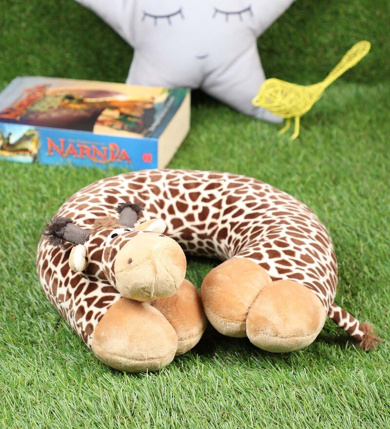 Buy Lushomes Giraffe Neck Pillow With Soft Polyester Filling 29