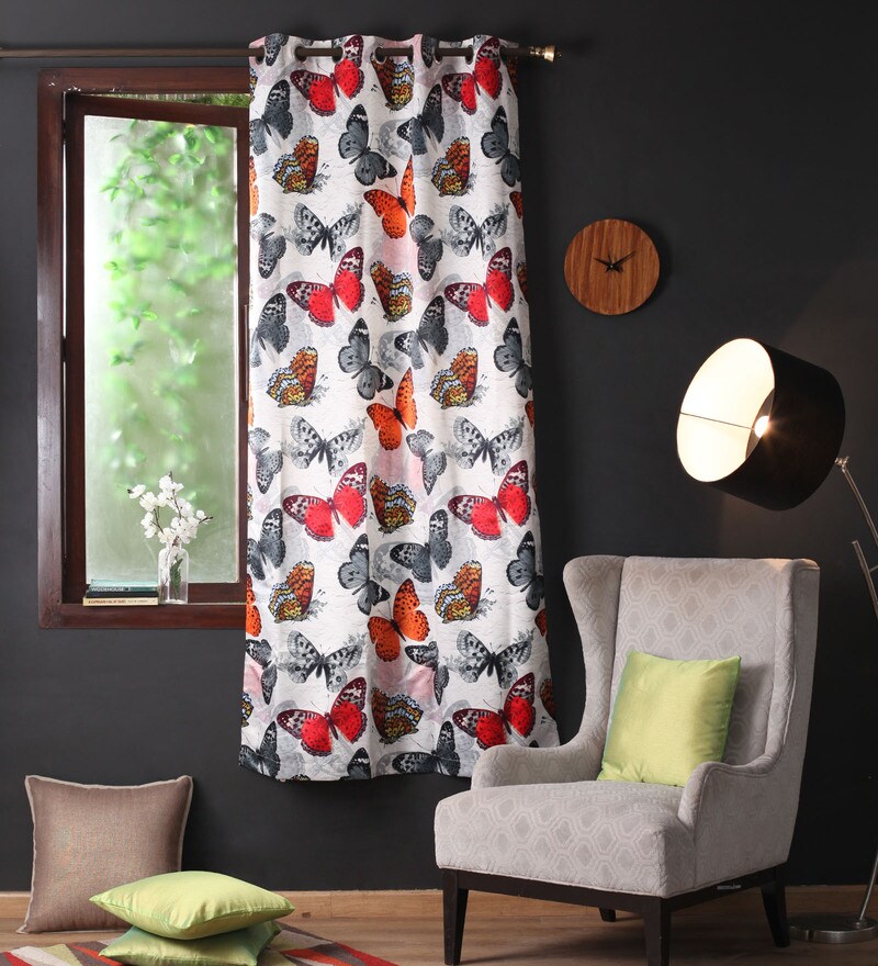 Buy Multicolour Polyester 90 X 54 Inch Digitally Printed Graffiti