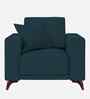 Luca Fabric 1 Seater Sofa in Cool Blue Color