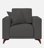 Luca Fabric 1 Seater Sofa in Stone Grey Color