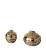 Lucan Gold Iron (Pack of 2) Vases