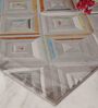 Lucan Multicolor Polypropylene Geometrical 5 x 3 Feet Machine Made Carpet