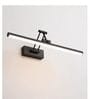 Lucas 500mm Mirror Light Black Body Tri-Color LED 18W Bathroom Vanity Wall Light for Home