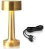Lucas Rechargeable Touch Sensitive Cordless Metal LED Table Lamp
