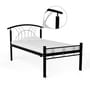 Lucas Single Bed in Black Finish