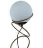 Lucca White Shade Table Lamp With Metal Base