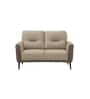 Lucca Italian Fabric 2 Seater Sofa In Beige Colour