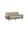 Lucca Italian Fabric 3 Seater Sofa In Beige Colour