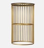 Lucca Metal End Table  in Golden Finish