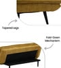 Lucca Sofa Cum Bed In Mustard Colour