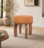 Lucca Upholstered Stool in Tubbaq Finish Lucca Upholstered Stool in Tubbaq Finish