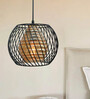 Lucea Black Metal Hanging Light