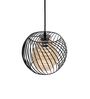 Lucea Black Metal Hanging Light