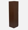 Lucena 1 Door Wardrobe in Dark Choco Finish