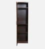 Lucena 1 Door Wardrobe in Dark Choco Finish