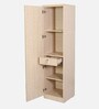 Lucena 1 Door Wardrobe in Light Choco Finish