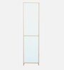 Lucena 1 Door Wardrobe in Light Choco Finish