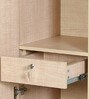 Lucena 1 Door Wardrobe in Light Choco Finish