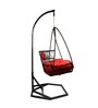Lucerne Wicker Swing In Black Colour