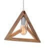 Lucia Beige Wood Hanging Light