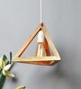 Lucia Beige Wood Hanging Light