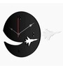 Lucia Engineered Wood Black Wall Clock