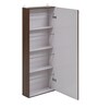 Lucia Shoe Cabinet In Walnut Finish