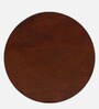 Luciano Metal End Table In Brown Colour