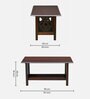 Lucius Coffee Table in Dark Cappuccino Finish