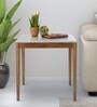 Lucy Solid Wood End Table In Natural Finish