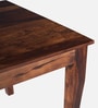Ludberg Sheesham Wood 4 Seater Dining Set in Provincial Teak Finish