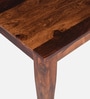 Ludberg Sheesham Wood 4 Seater Dining Set in Provincial Teak Finish