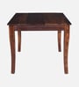 Ludberg Sheesham Wood 4 Seater Dining Set in Provincial Teak Finish