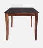Ludberg Sheesham Wood 6 Seater Dining Set in Provincial Teak Finish