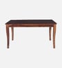 Ludberg Sheesham Wood 6 Seater Dining Set in Provincial Teak Finish