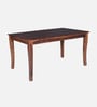 Ludberg Sheesham Wood 6 Seater Dining Set in Provincial Teak Finish