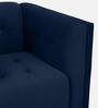 Ludwing Velvet 1 Seater Sofa In Blue Colour