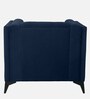 Ludwing Velvet 1 Seater Sofa In Blue Colour